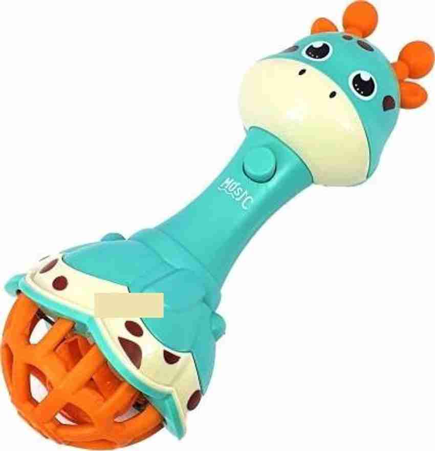 SR Toys Musical Rattle Toy for Kids Toy with Teether Light