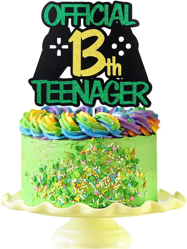 Festiko Festiko Official 13th Teenager Game Birthday Cake Cake Topper Price  in India - Buy Festiko Festiko Official 13th Teenager Game Birthday Cake  Cake Topper online at