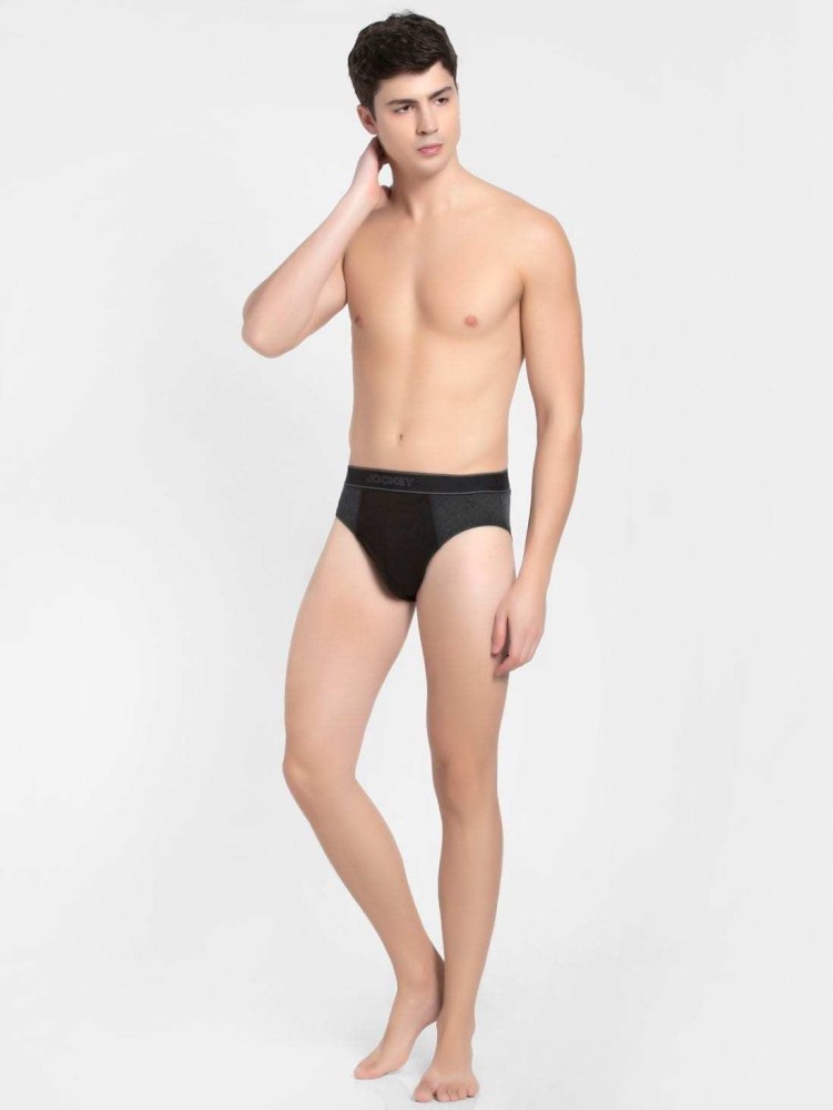 JOCKEY Men 1011 Brief - Buy Black Melange & Navy JOCKEY Men 1011 Brief  Online at Best Prices in India