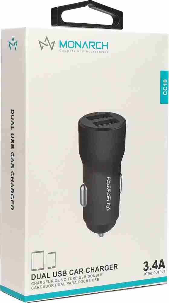 Monarch 12 W Turbo Car Charger Price in India - Buy Monarch 12 W Turbo Car  Charger Online at