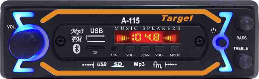 Target TT A115 ORANGE Car Stereo Price in India Buy Target TT