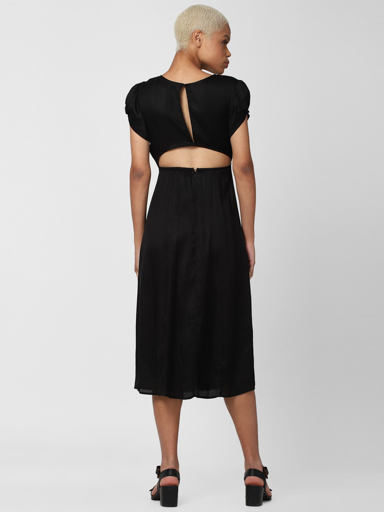 FOREVER 21 Women A line Black Dress Buy FOREVER 21 Women A line Black Dress Online at Best Prices in India Flipkart