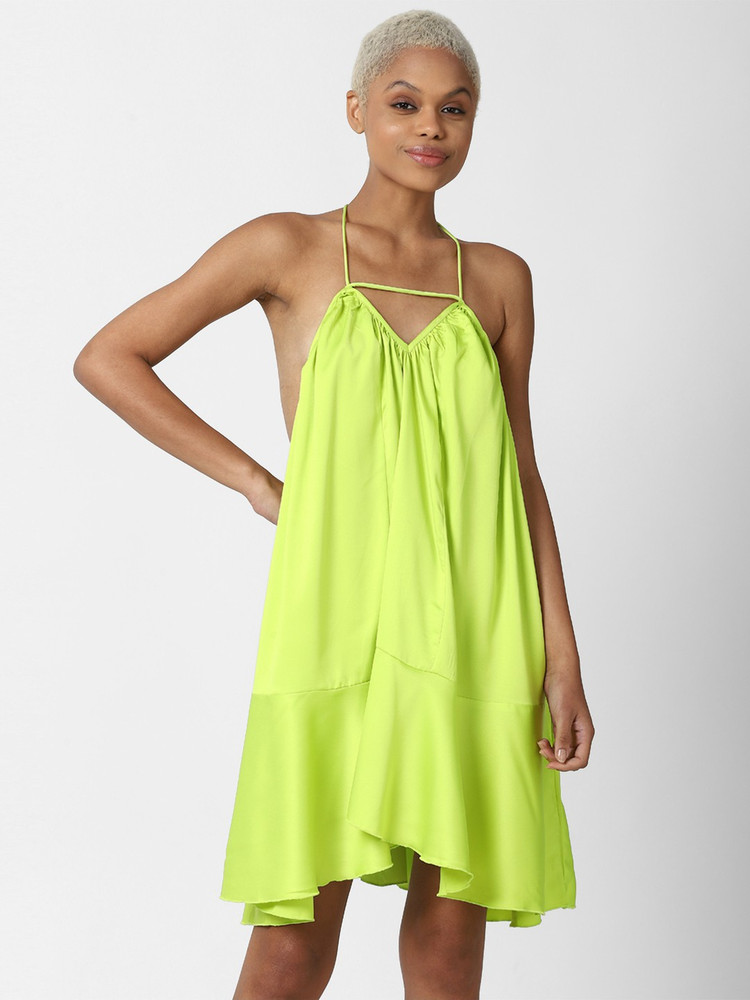 FOREVER 21 Women High Low Green Dress Buy FOREVER 21 Women High Low Green Dress Online at Best Prices in India Flipkart