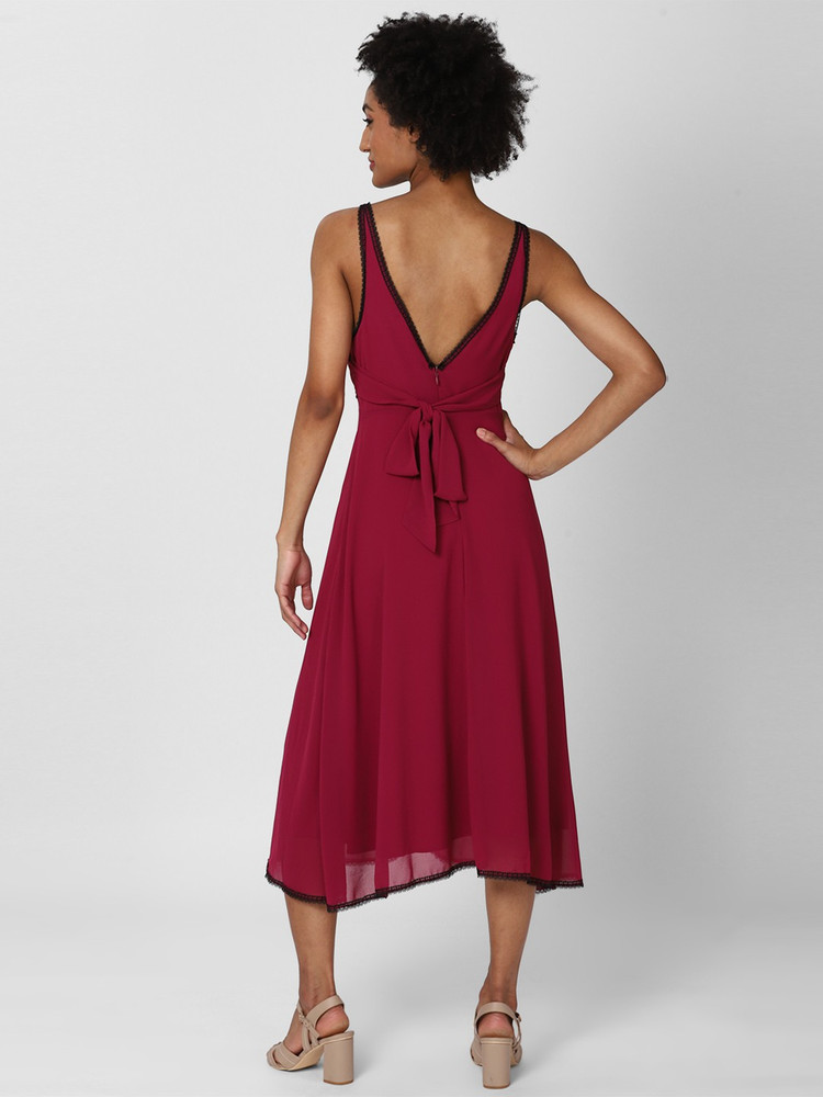 FOREVER 21 Women A line Maroon Dress Buy FOREVER 21 Women A line Maroon Dress Online at Best Prices in India Flipkart