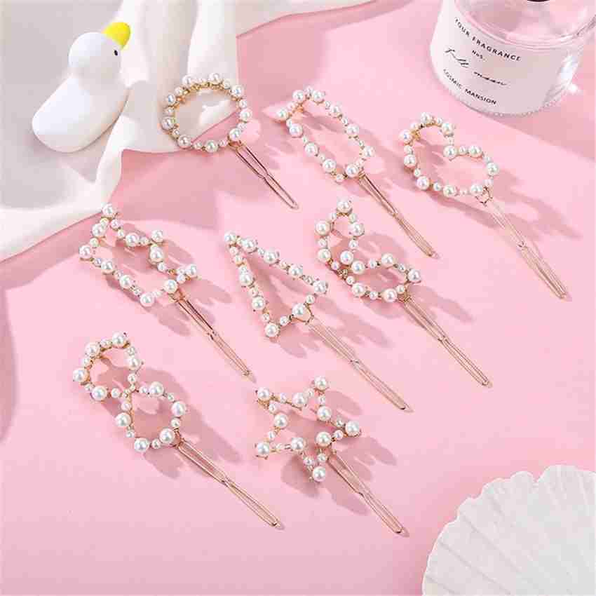 HANA JEWEL Daisy and Crystal Hair Clips, Gold, Silver, Wedding Hair  Accessories (Pack of 2) Hair Clip Price in India - Buy HANA JEWEL Daisy and  Crystal Hair Clips, Gold, Silver, Wedding