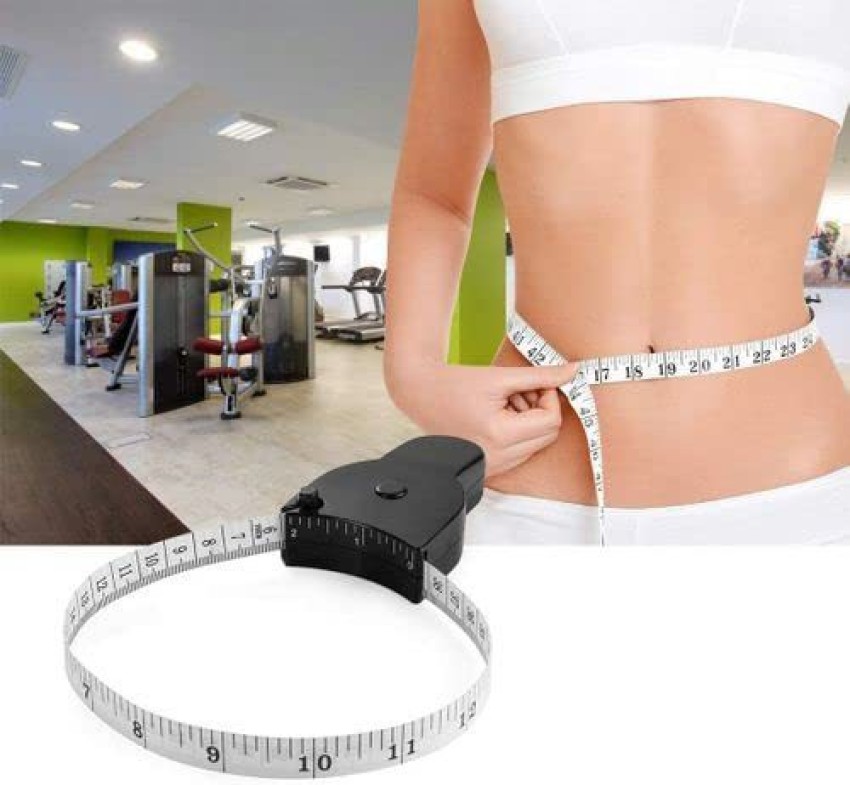 Automatic Telescopic Tape Measure(60in/150cm), Measuring Tape for  Body,Self-Tightening Body Measuring Tape,Retractable Tape Measure for  Fitness, Weight Loss, Tailor, Sewing, Handcrafts (4 PCS) black+white