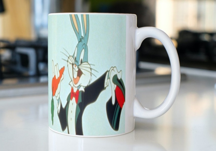 Vrantikar Bugs Bunny Design 27 Printed Gift Ceramic Coffee Mug