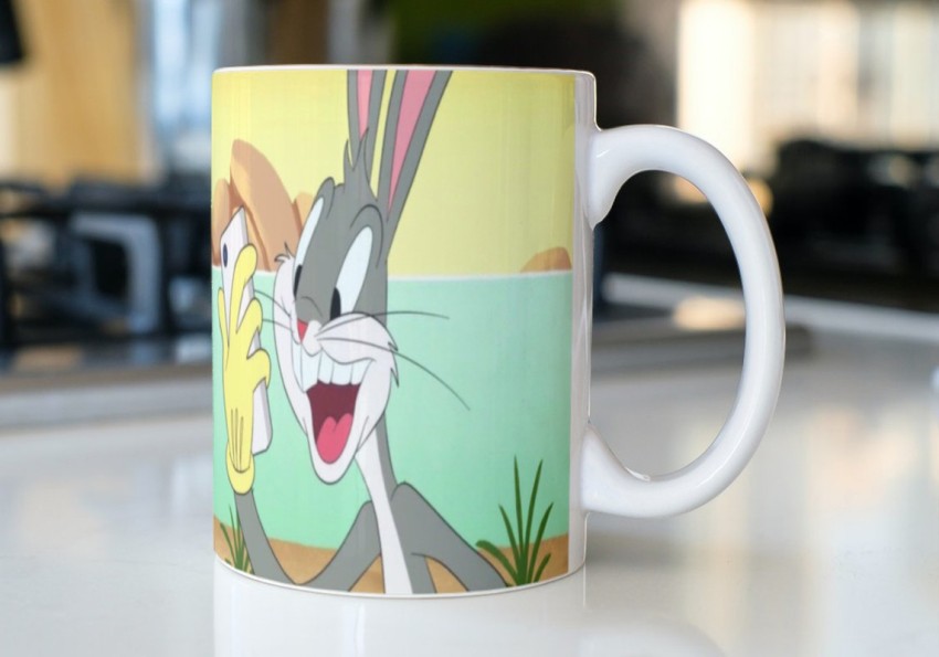 Vrantikar Bugs Bunny Design 13 Printed Gift Ceramic Coffee Mug