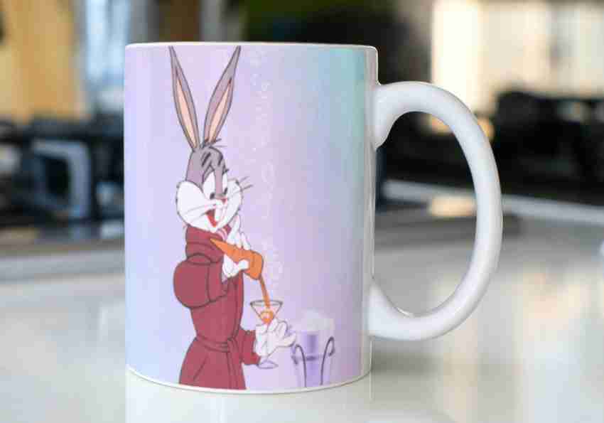 Vrantikar Bugs Bunny Design 18 Printed Gift Ceramic Coffee Mug