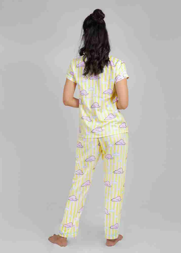 Womens 2025 yellow pyjamas