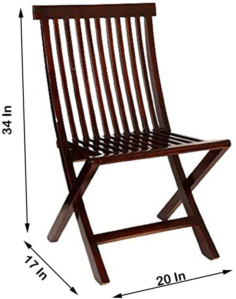 Dark wood folding cheap chairs