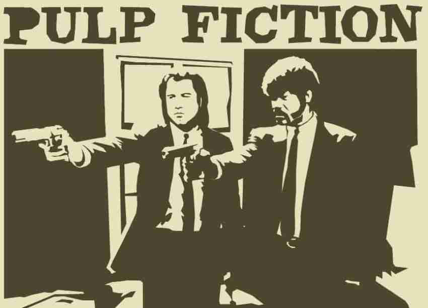 Movie Pulp Fiction ON FINE ART PAPER HD QUALITY WALLPAPER POSTER