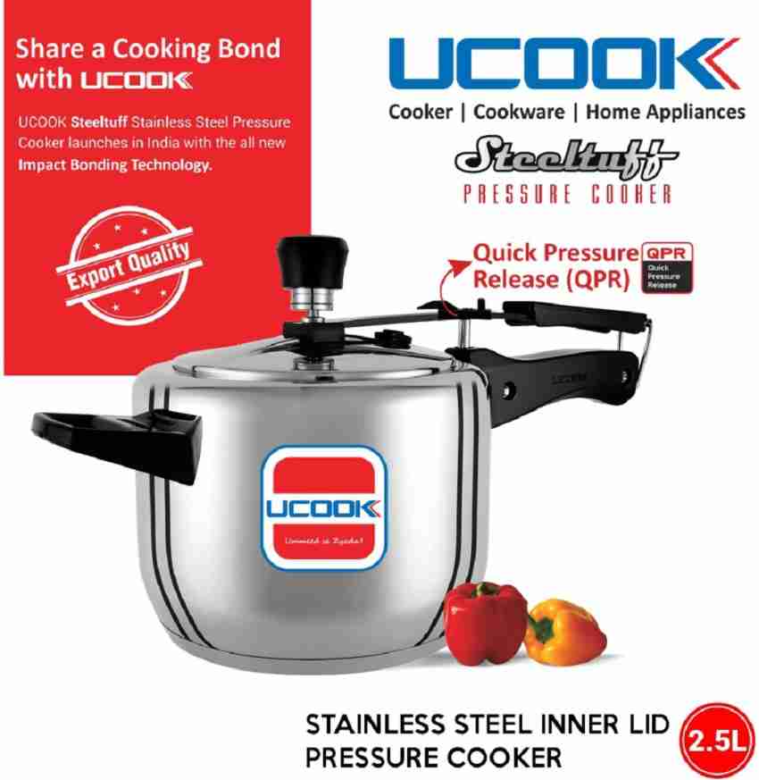 Ucook stainless steel pressure cooker hot sale