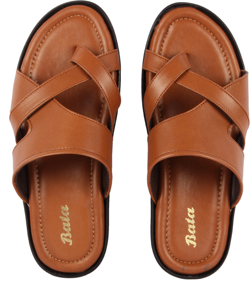 Bata tan sandals discount