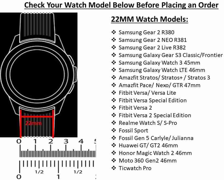 Amazfit pace band hotsell size