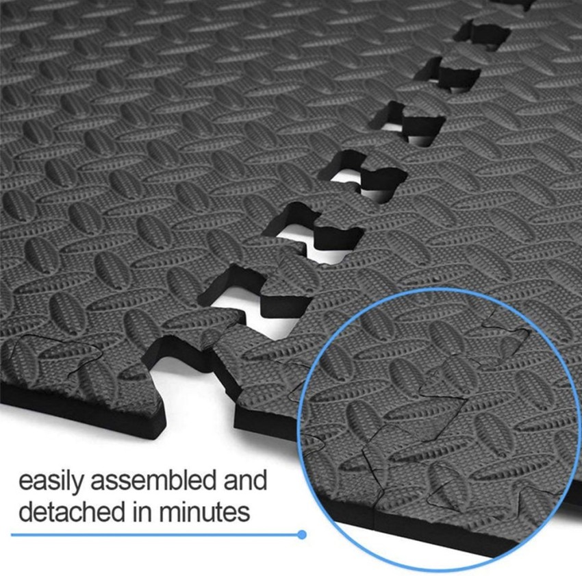 jumprfit Exercise Mat Gym Mat Interlocking Foam Mats EVA Foam Floor Mats 6  PC Multicolor 12 mm mm Exercise & Gym Mat - Buy jumprfit Exercise Mat Gym  Mat Interlocking Foam Mats