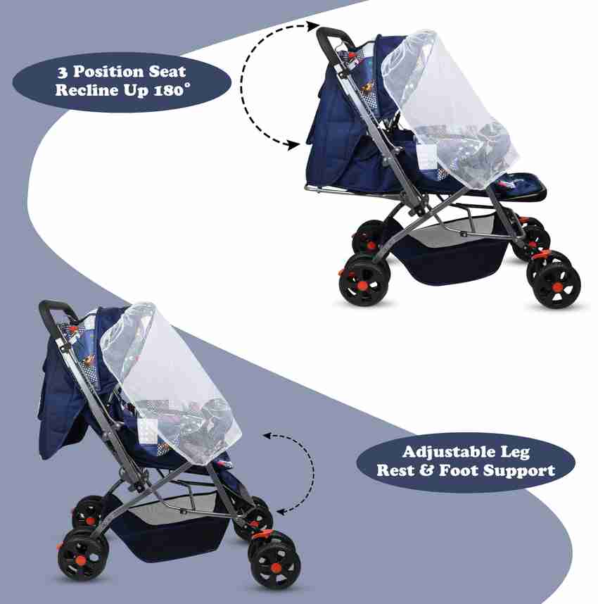 Navy pram on sale for girl