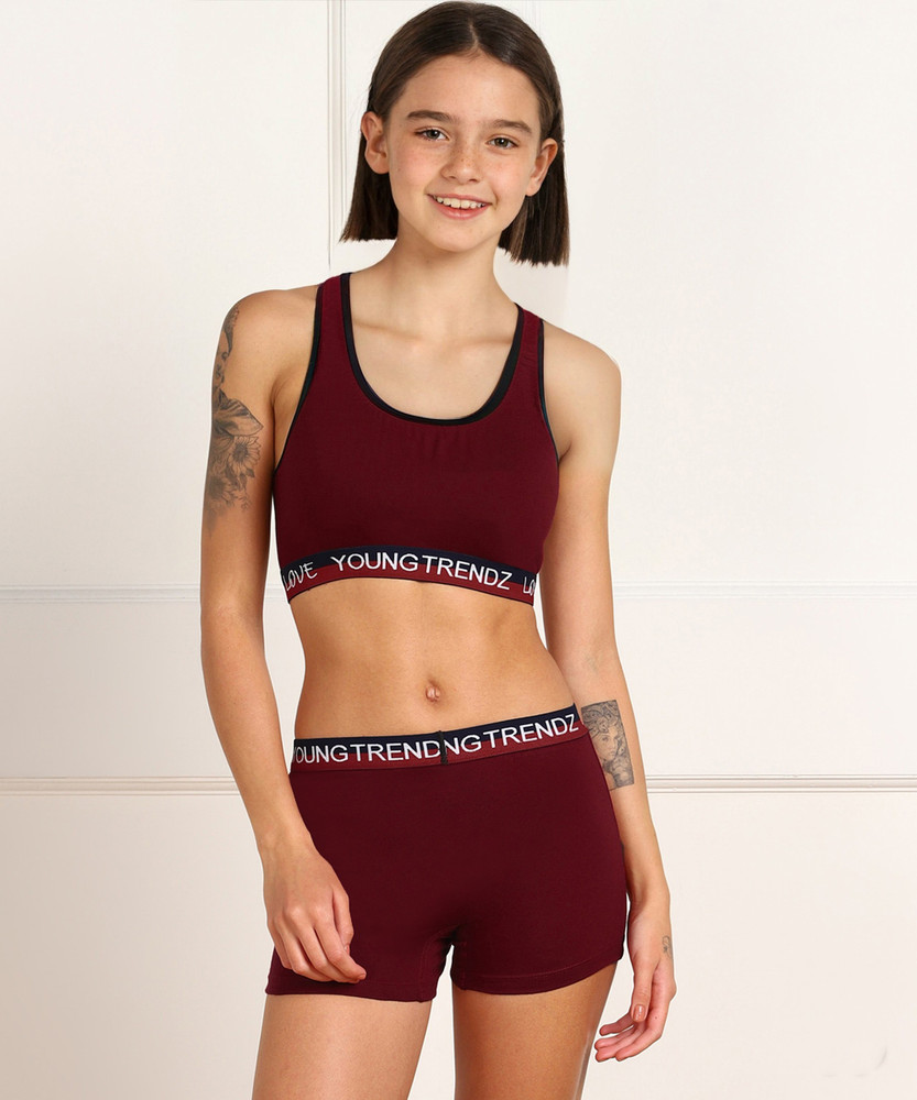 Girls swim boy shorts top