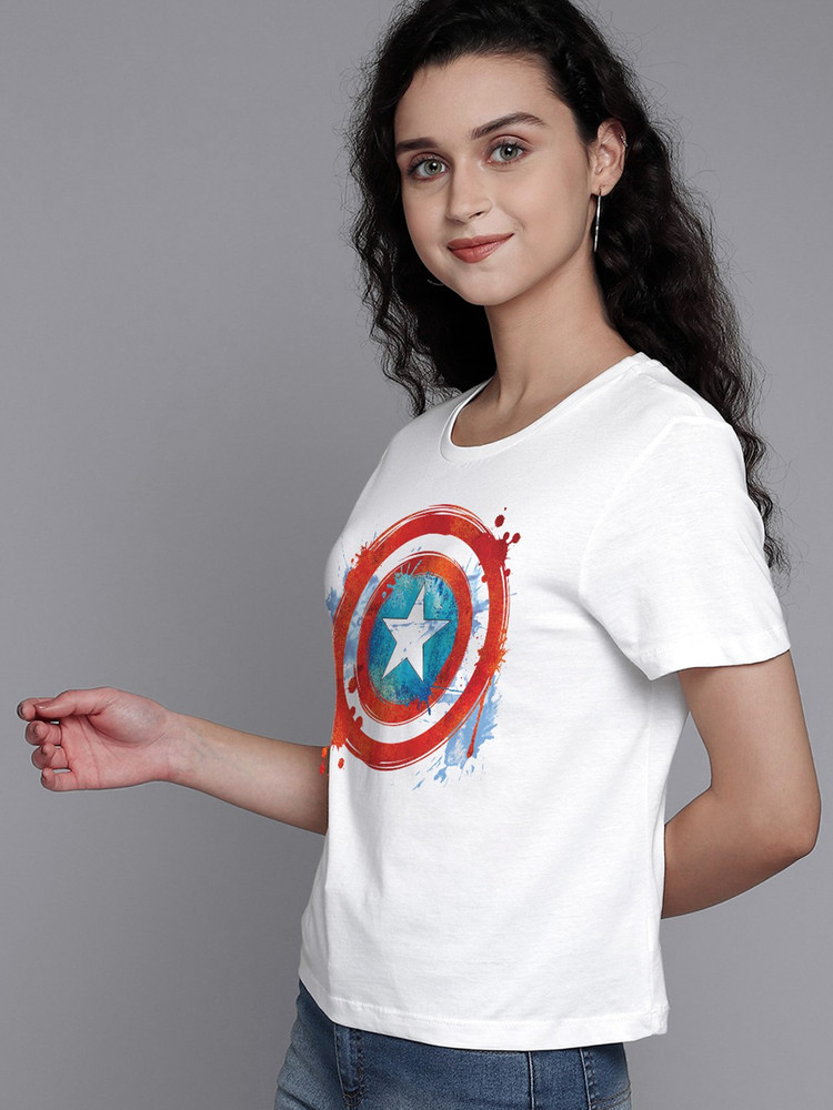 Captain america womens t shirt sale