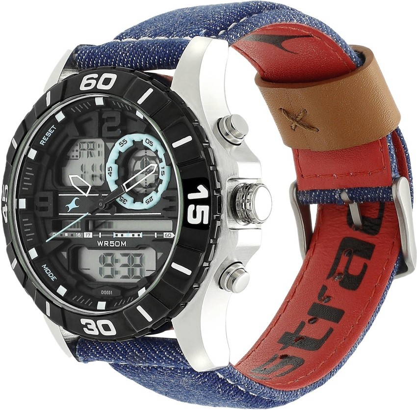 Fastrack denim watches deals for mens