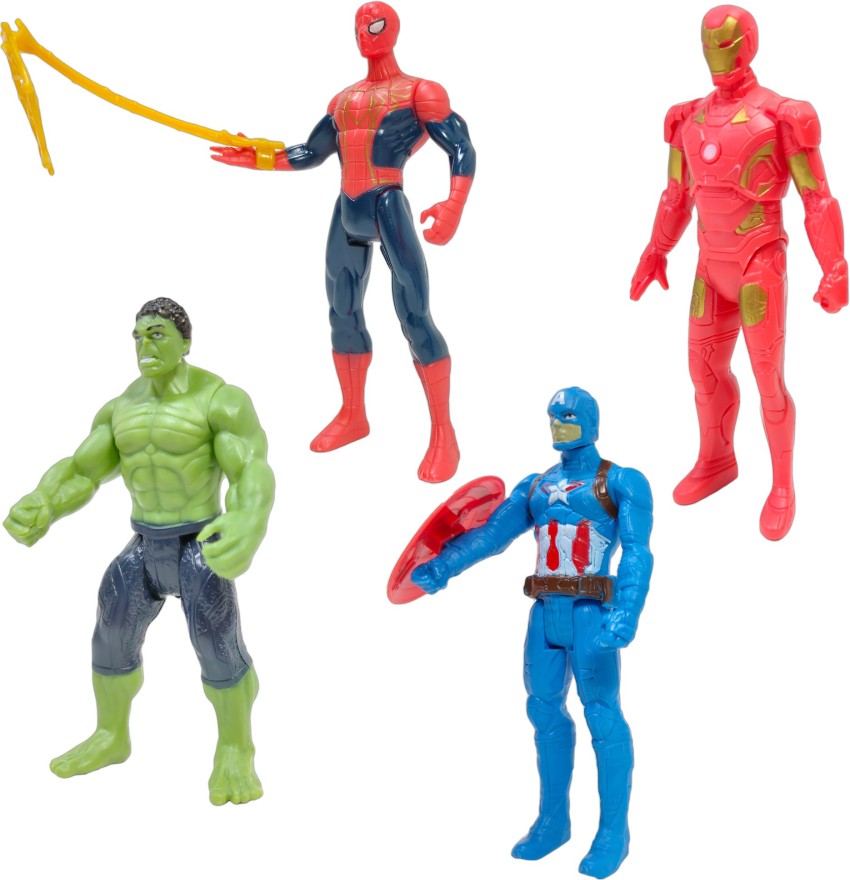 Jouet Marvel Avengers 30cm, Thanos Hulk Spiderman Iron Man Captain