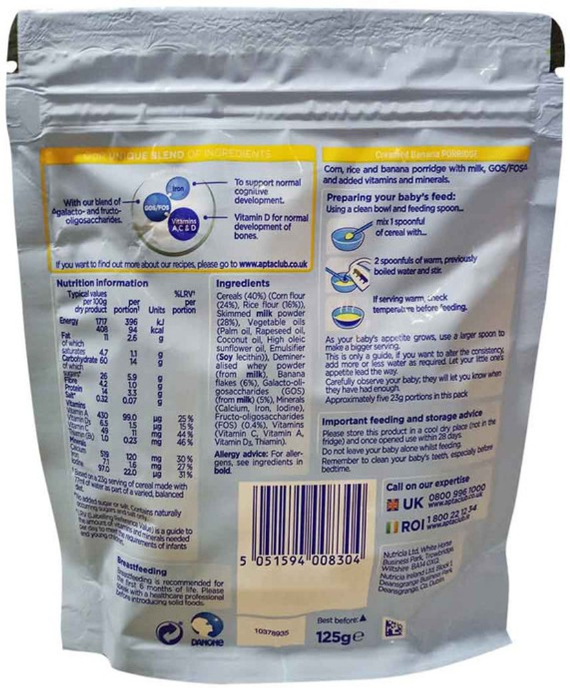 Aptamil creamed clearance banana porridge