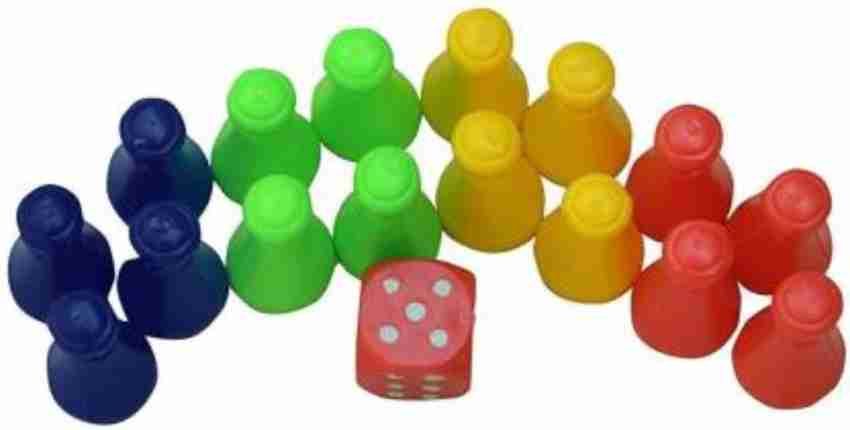 HeadTurners Ludo Dice and Token (Pack of 2) - Multicolor Board Game  Accessories Board Game - Ludo Dice and Token (Pack of 2) - Multicolor .  shop for HeadTurners products in India.