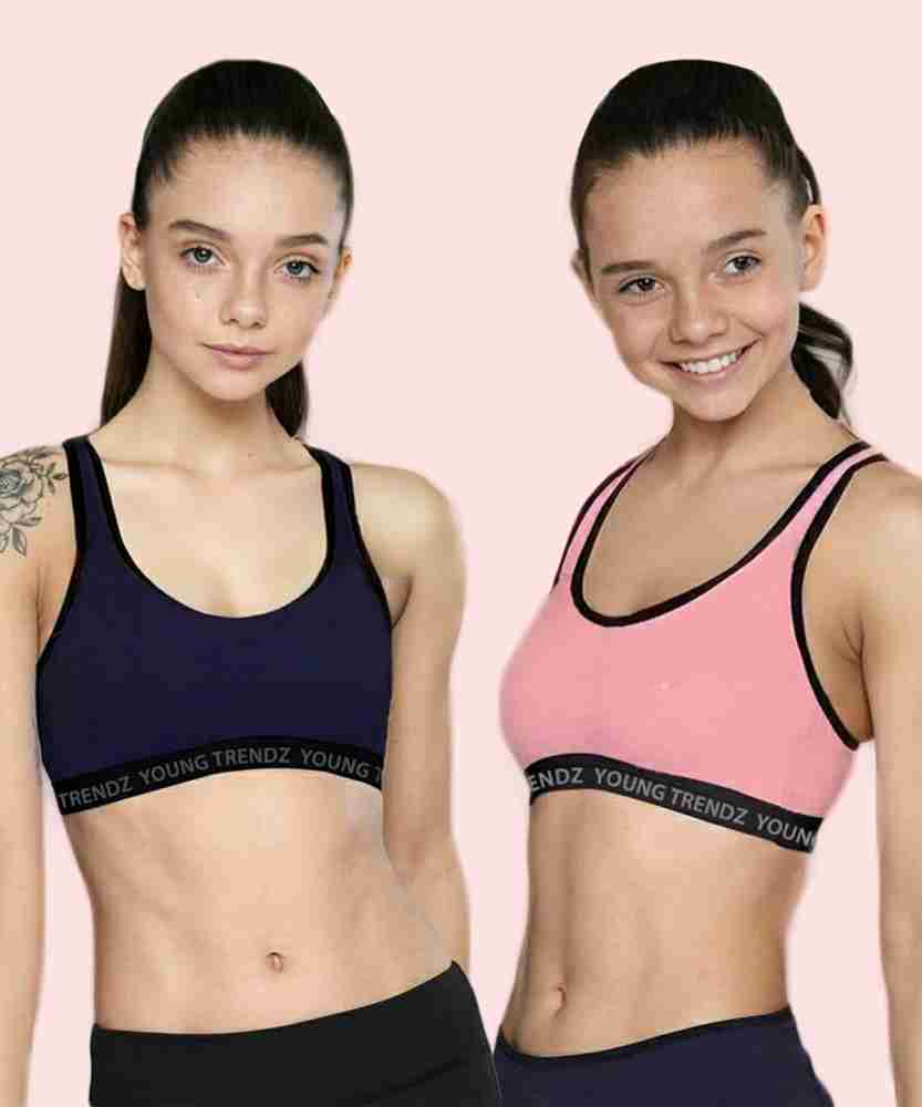 Buy BRAAFEE Pack of 4 Girls Training/Beginners Non Padded Teenager
