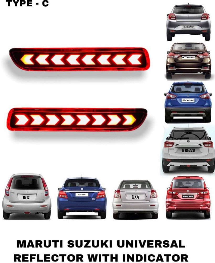 RohanEshop Maruti Suzuki Reflector with Running Indicator Type C