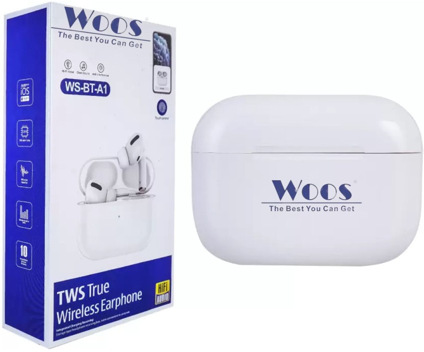 WOOS True Wireless Earpads EarPods Ear buds Earbud Air