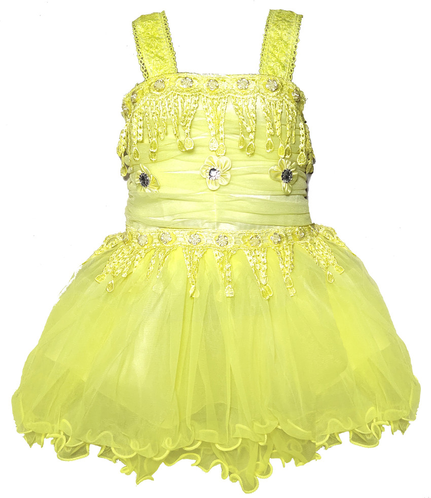 Kids Wear Fashion Baby Girls Midi Knee Length Festive Wedding Dress