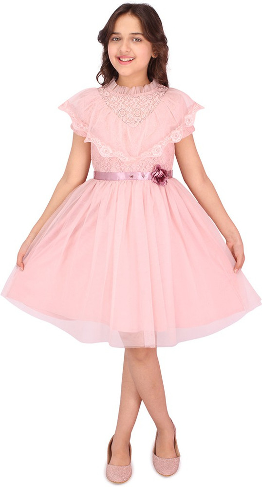 Cutecumber Baby Girls Midi Knee Length Party Dress Price in India