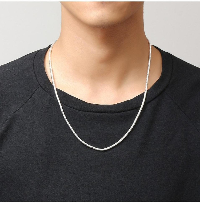 22 silver outlet chain mens