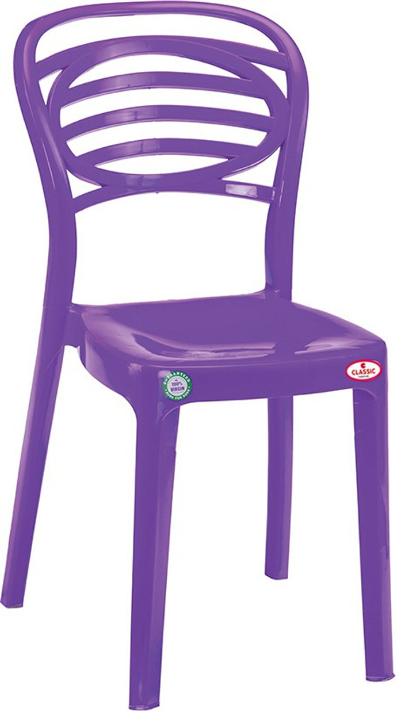 Purple plastic chair store