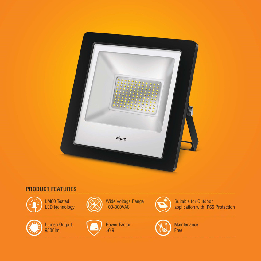 Wipro street light 100w outlet