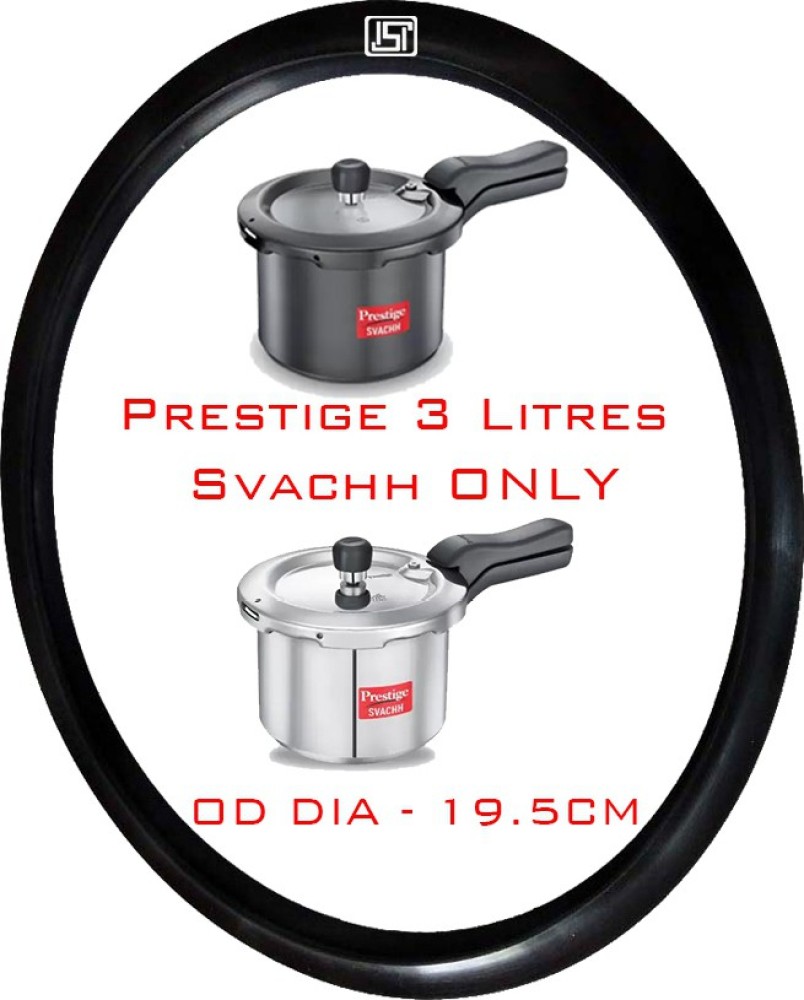 Prestige 3.5L Alpha Svacch Induction Base Stainless Steel Pressure Cooker,  3.5-Liter