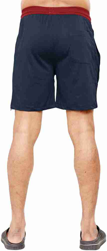 Bumchums Solid Men Blue Bermuda Shorts Buy Bumchums Solid Men