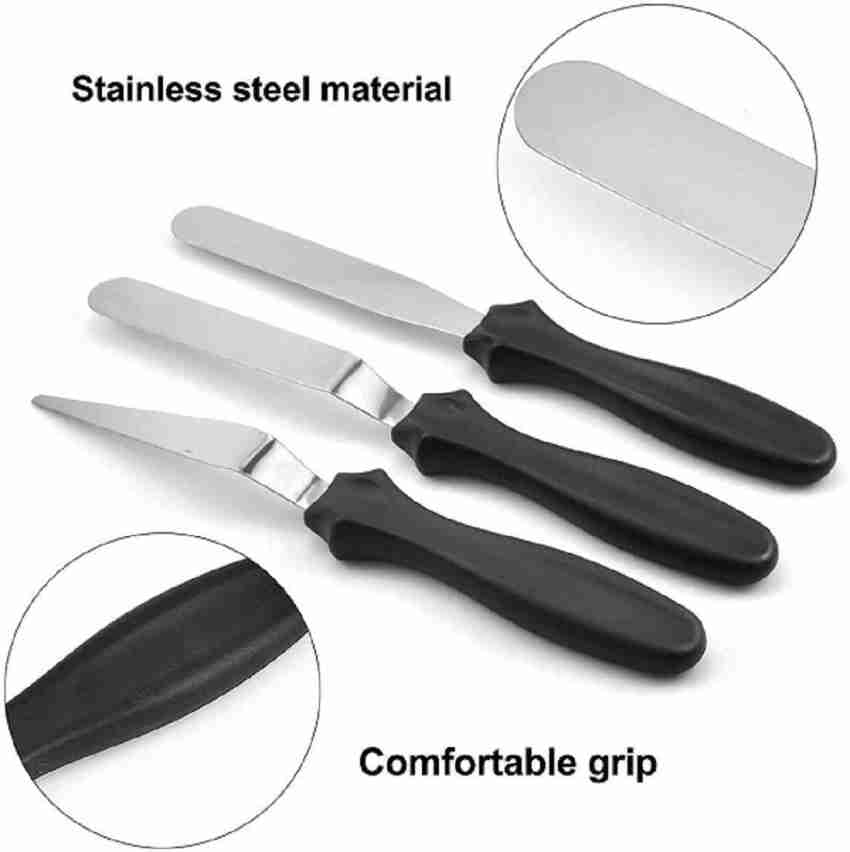 Offset Spatula Icing Spatula Set of 3 | U-Taste Black