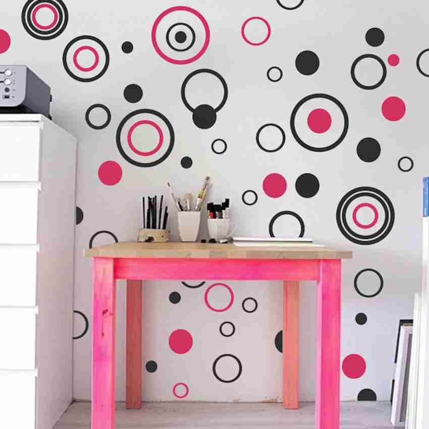 Modern Polka Dot Wall Stencil