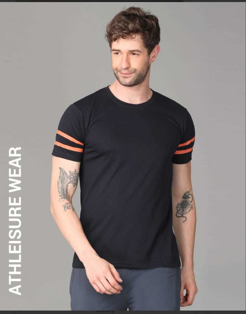MVMT Solid Men Round Neck Black T Shirt Buy MVMT Solid Men Round Neck Black T Shirt Online at Best Prices in India Flipkart