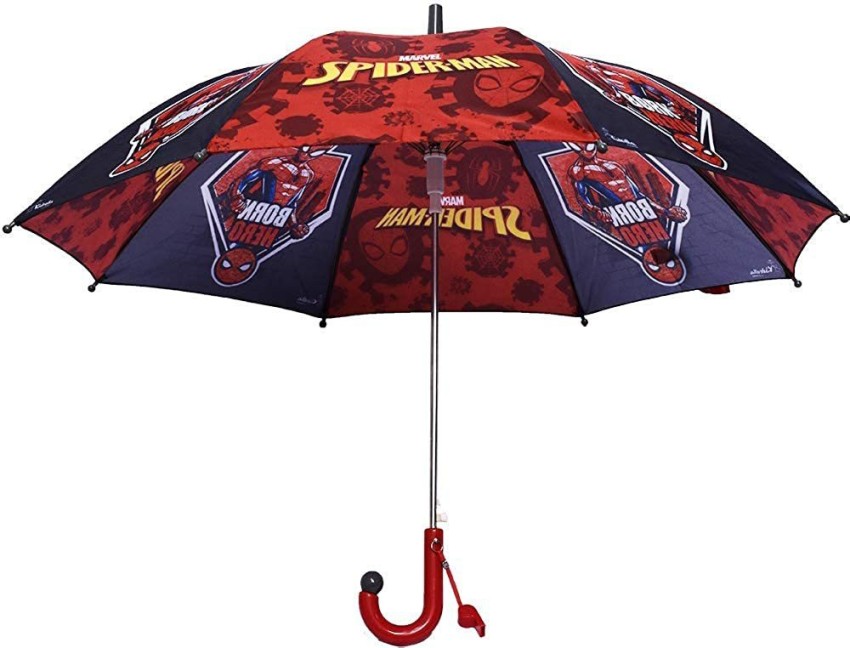 CHAATEWALA Born Hero Umbrella for Boys, Spiderman Umbrella for