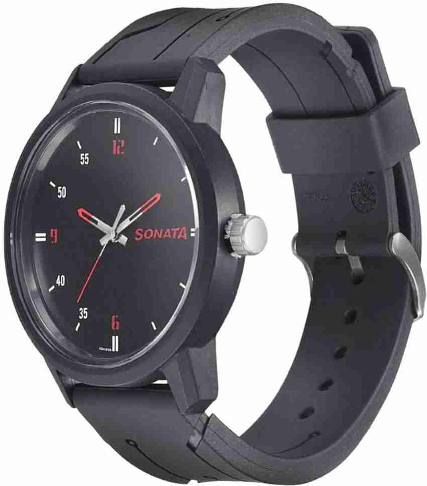 Sonata 77085pp02 best sale volt analog watch