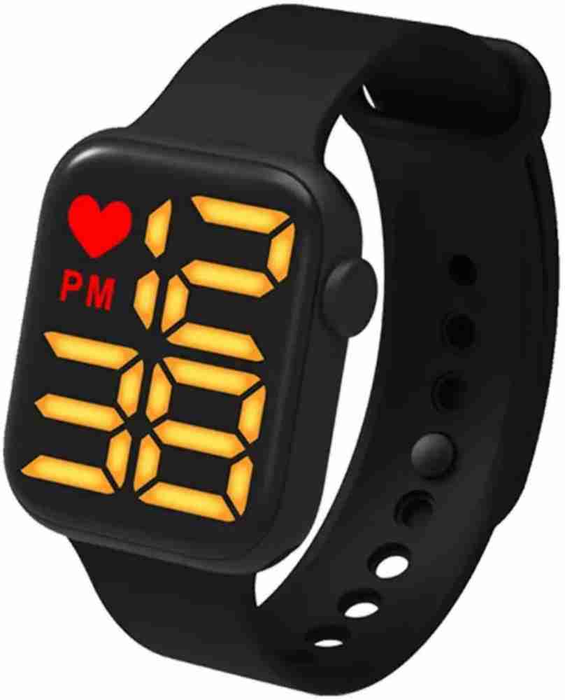 HTM HTM Black Strap LED Band Square Shape watch For Kids boys girls Digital Watch For Boys Girls Buy HTM HTM Black Strap LED Band Square Shape watch For Kids boys