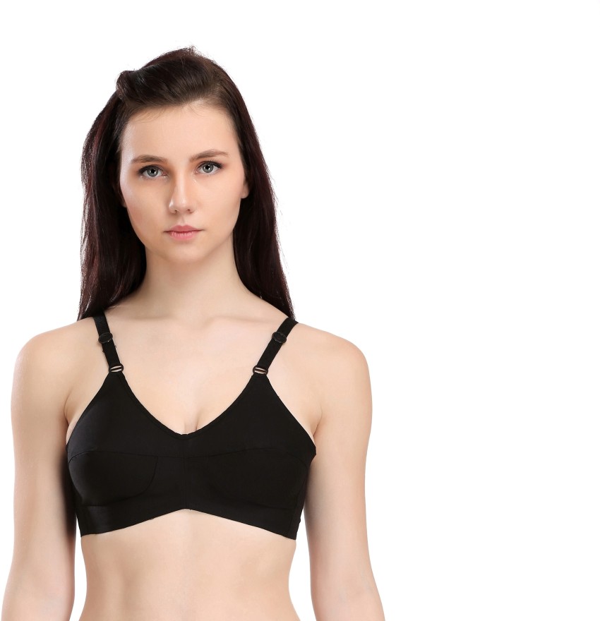 Buy Jil Delux Woman Sport Non Padded Bra for Woman Pack of 3 (Free