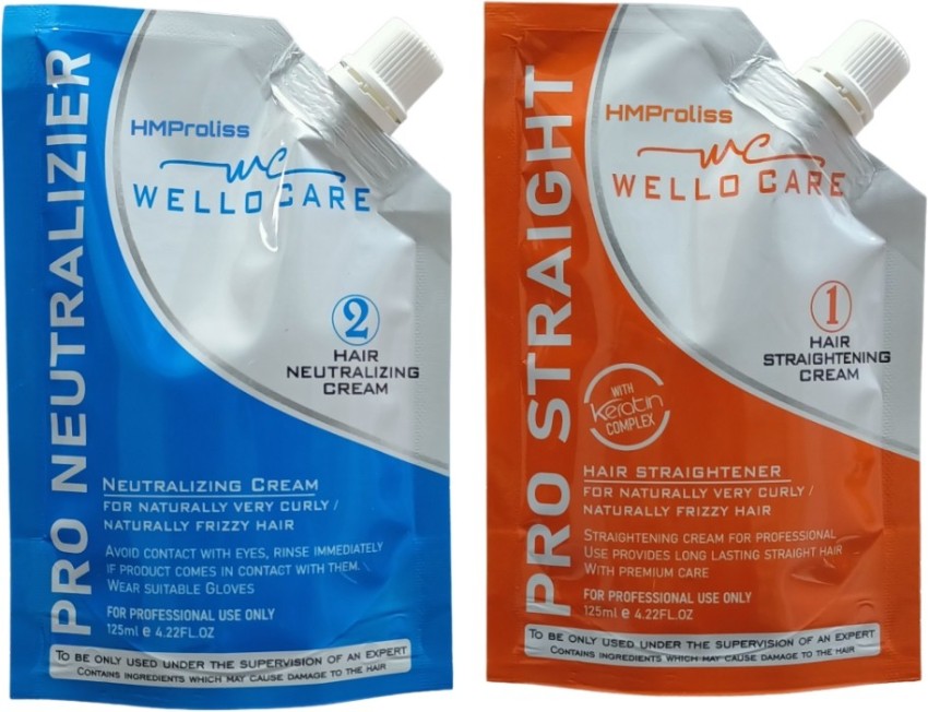 Buy Wello Care Hair straightening Cream for Resistant Hair - 500