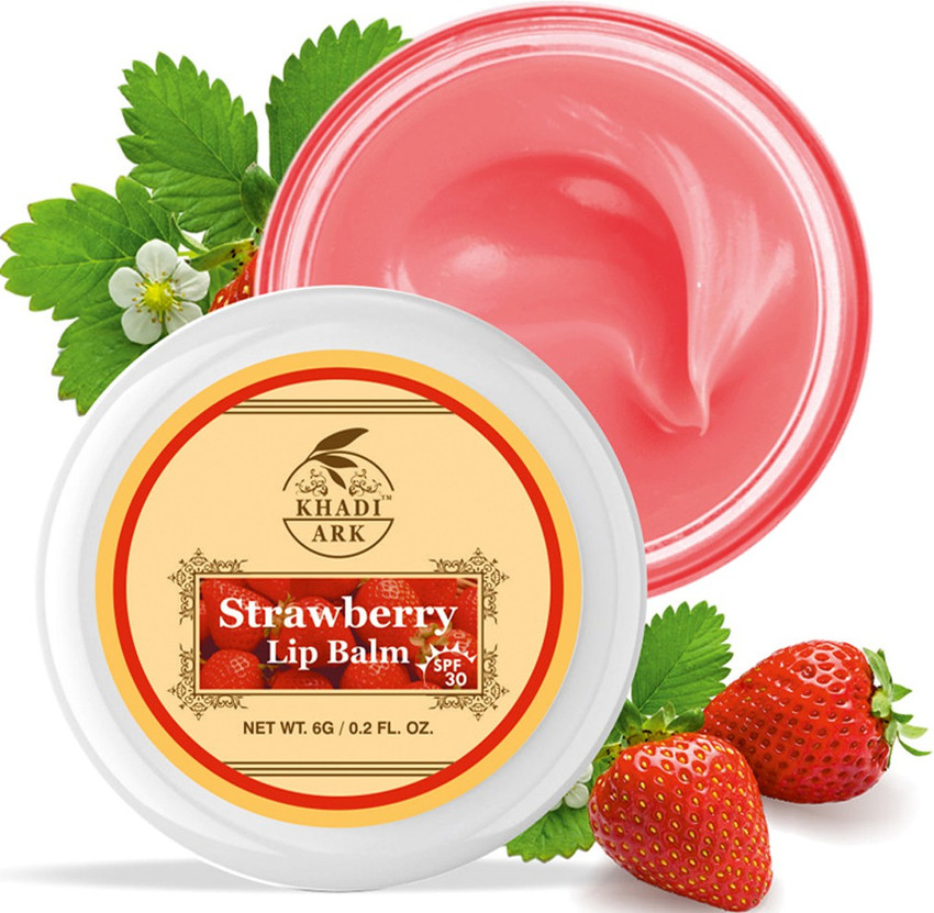 Strawberry Cream Tinted Lip Balm Eco Friendly Natural tint -  Portugal