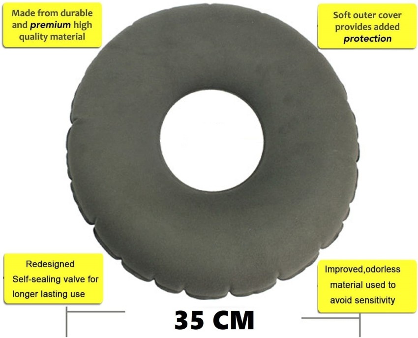 Inflatable Donut Cushion for Hemorrhoid Bed Sores Coccyx