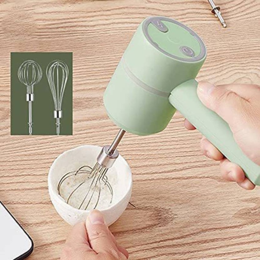 Mini Frother Handheld, Immersion Blender Cordlesss Foam Maker Usb  Rechargeable Small Mixer With 2 S