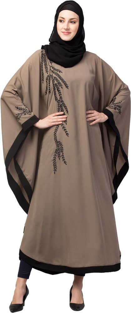 Ayeza Naqab Collection Crepe Self Design Abaya With Hijab Price in India Buy Ayeza Naqab Collection Crepe Self Design Abaya With Hijab online at Flipkart