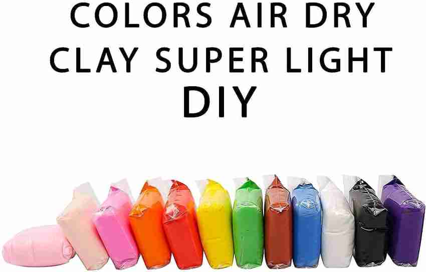 Air Dry Clay Kit - 50 Colors DIY Modeling Clay Ultra Light Magic Clay,  Nontoxic